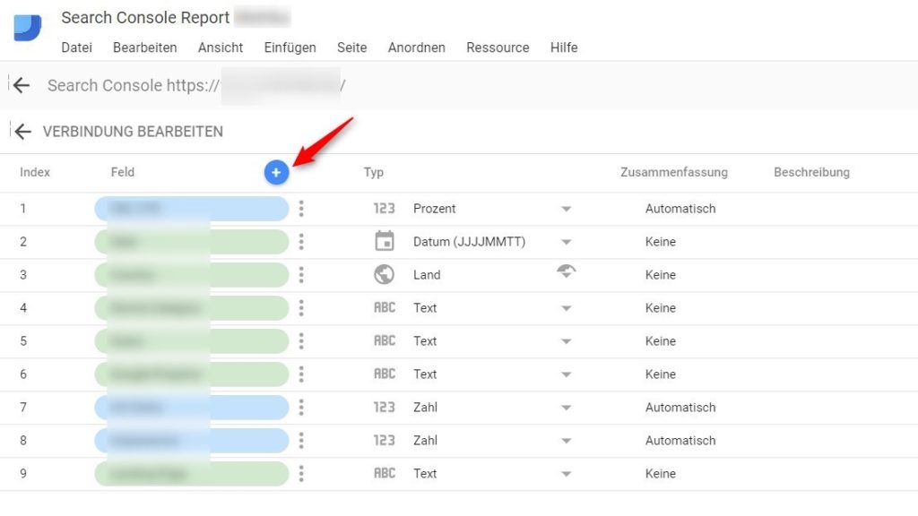 Berechnete Felder in Google Data Studio anlegen